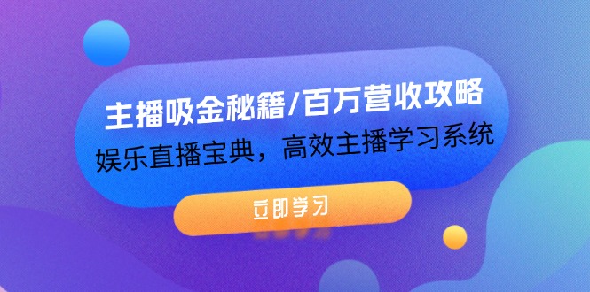 孙善雅主播吸金秘籍/百万营收攻略百度网盘