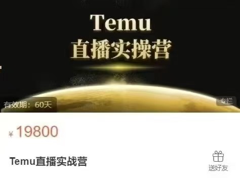 路营长-Temu直播实战营2024年