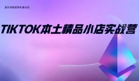 鲨鱼出海·TikTok本土精品小店出海实战营