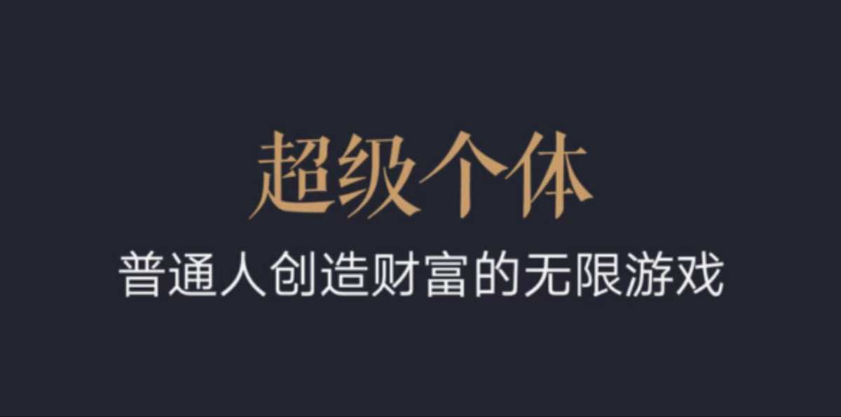 超级个体：2024-2025翻盘指南